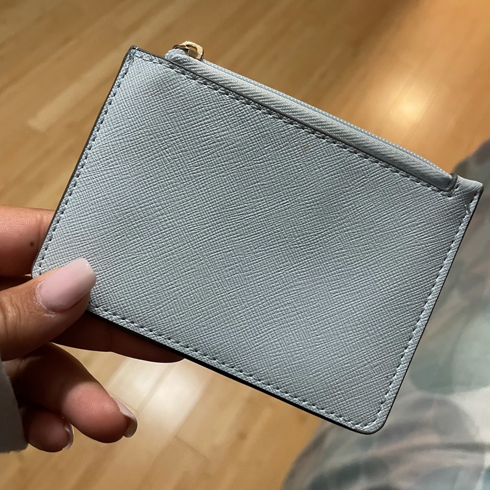Blue card holder